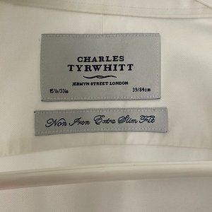 Charles Tyrwhitt - Non-Iron Extra Slim Fit White Dress Shirt